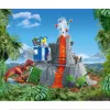 Schleich δεινόσαυρος βάση αποστολής ηφαιστείου πολύχρωμο 42564