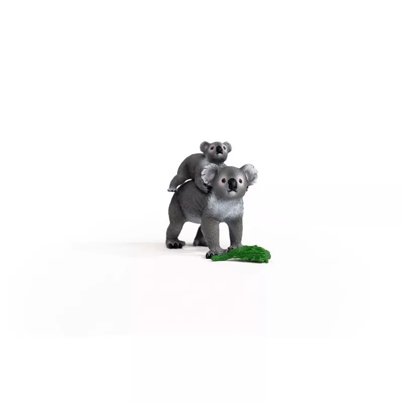 Schleich WILD LIFE Μητέρα Koala με μωρό 42566 Πράσινο-γκρι