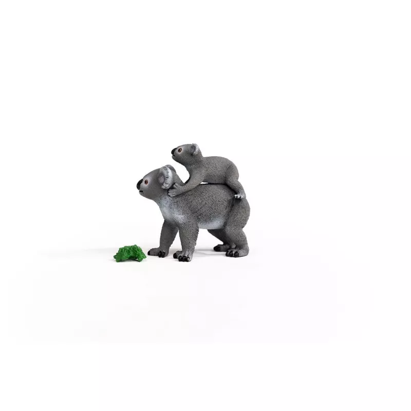 Schleich WILD LIFE Μητέρα Koala με μωρό 42566 Πράσινο-γκρι