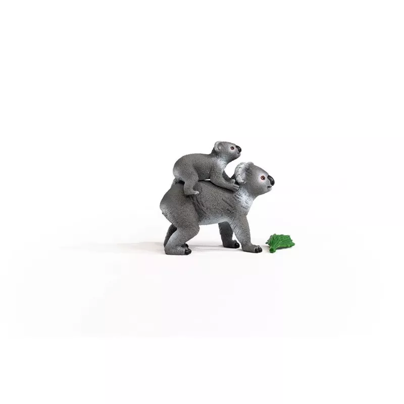 Schleich WILD LIFE Μητέρα Koala με μωρό 42566 Πράσινο-γκρι