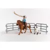 schleich Cowgirl Team Roping Fun, 3 έτη, Πολύχρωμο