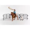 schleich Cowgirl Team Roping Fun, 3 έτη, Πολύχρωμο