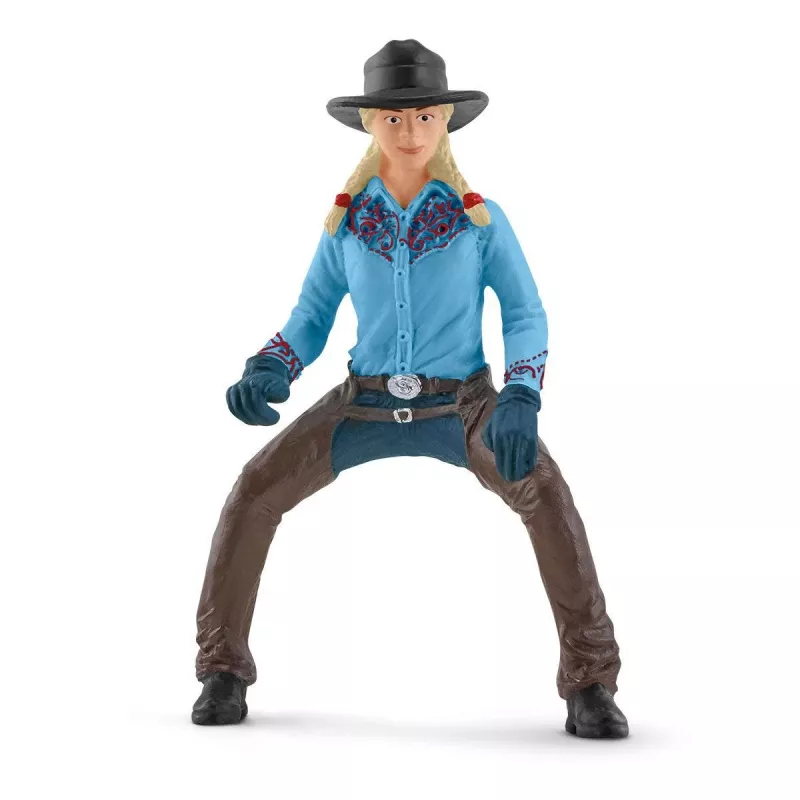 schleich Cowgirl Team Roping Fun, 3 έτη, Πολύχρωμο