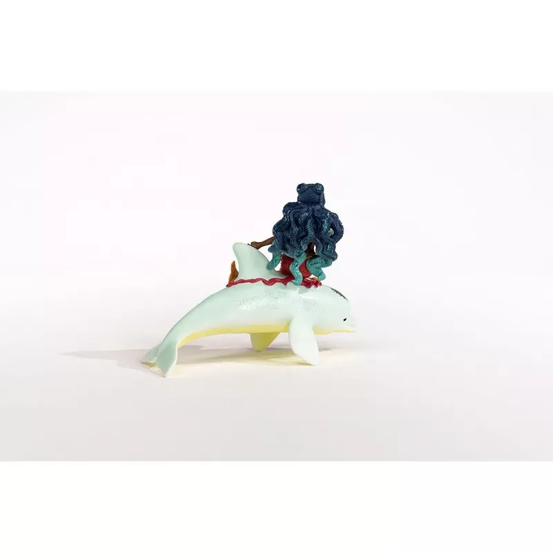 schleich Isabelle auf dem Delfin, 5 έτη, Πολύχρωμο