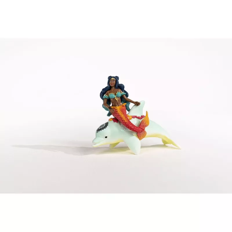 schleich Isabelle auf dem Delfin, 5 έτη, Πολύχρωμο