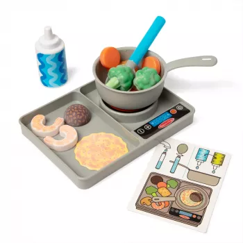Melissa & Doug Simmer & Stir Σετ παιχνιδιού κουζίνας με Water WOW Color Reveal Παιχνίδι φαγητού, Προσχολικό παιχνίδι από 3 ετών