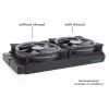 Σύστημα ψύξης Alphacool 24831 Σιλικόνη Μαύρο 14cm Ανεμιστήρας