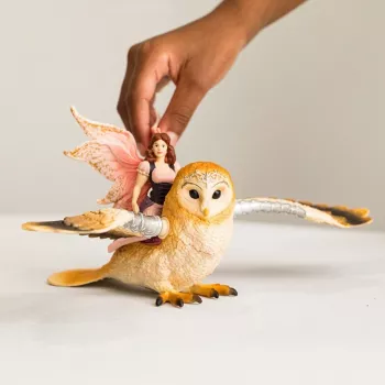 schleich BAYALA Νεράιδα σε πτήση πάνω σε Glam-Eule, 5 έτος(-η), Ηλιακές νεράιδες, Μονόκεροι & Νεράιδες, Πολύχρωμο, Πλαστικό