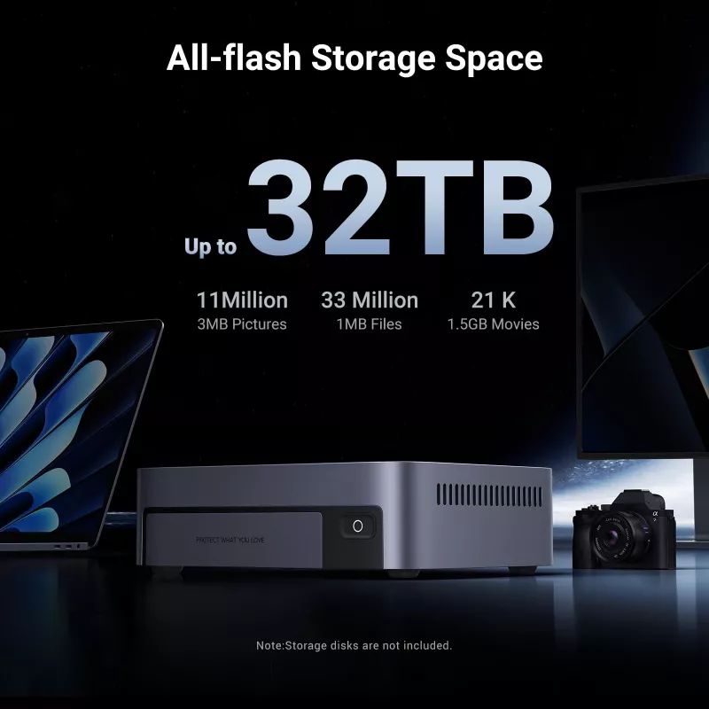 Ugreen DXP480T Plus NAS Desktop Intel® Core™ i5 8 GB DDR5 Γκρι