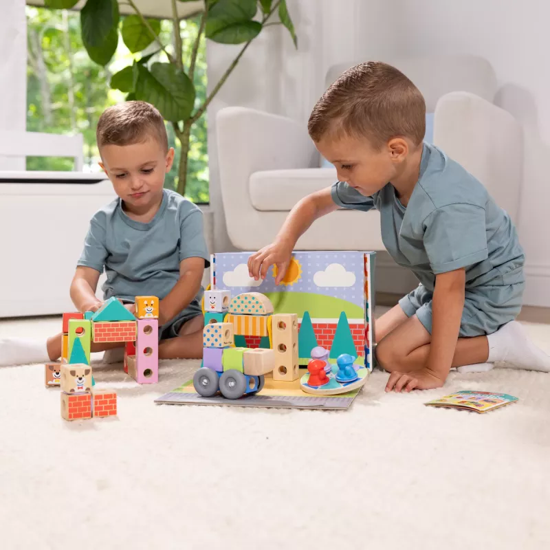 Melissa & Doug MDT BBN Blockables Town Pyst GML, 2 έτος(-η), 73 τεμ., Πλαστικό, Ξύλο