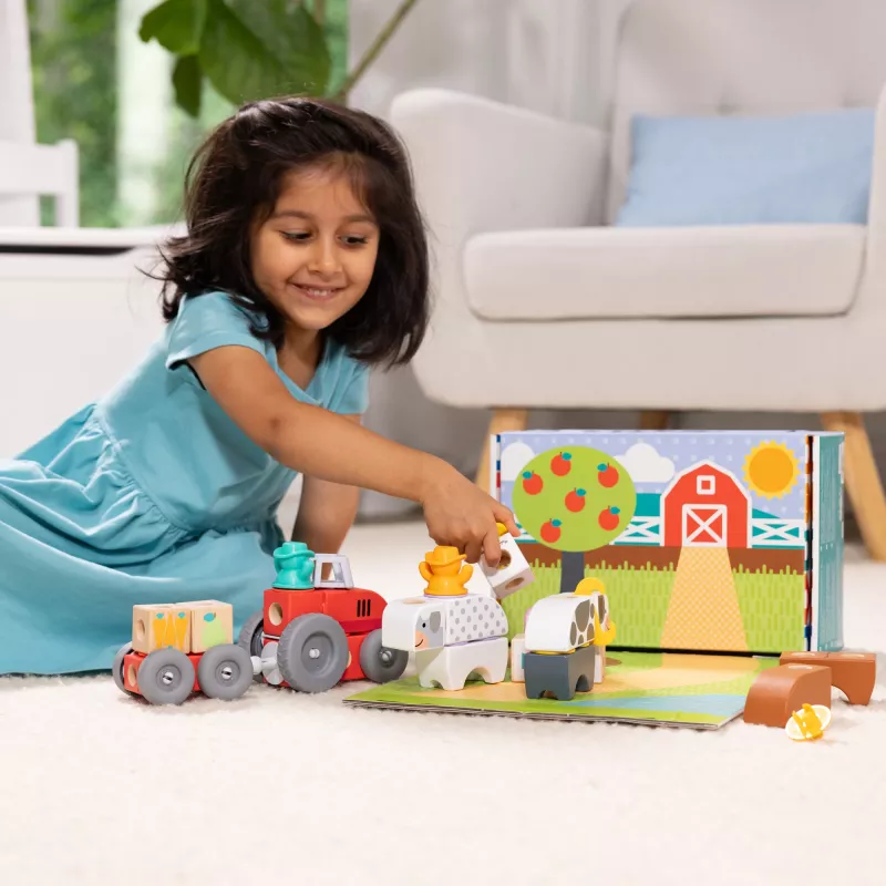 Melissa & Doug MDT BBN Blockables Farm GML, 2 έτος(-η), 56 τεμ., Πλαστικό, Ξύλο