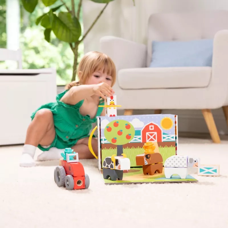 Melissa & Doug MDT BBN Blockables Farm GML, 2 έτος(-η), 56 τεμ., Πλαστικό, Ξύλο