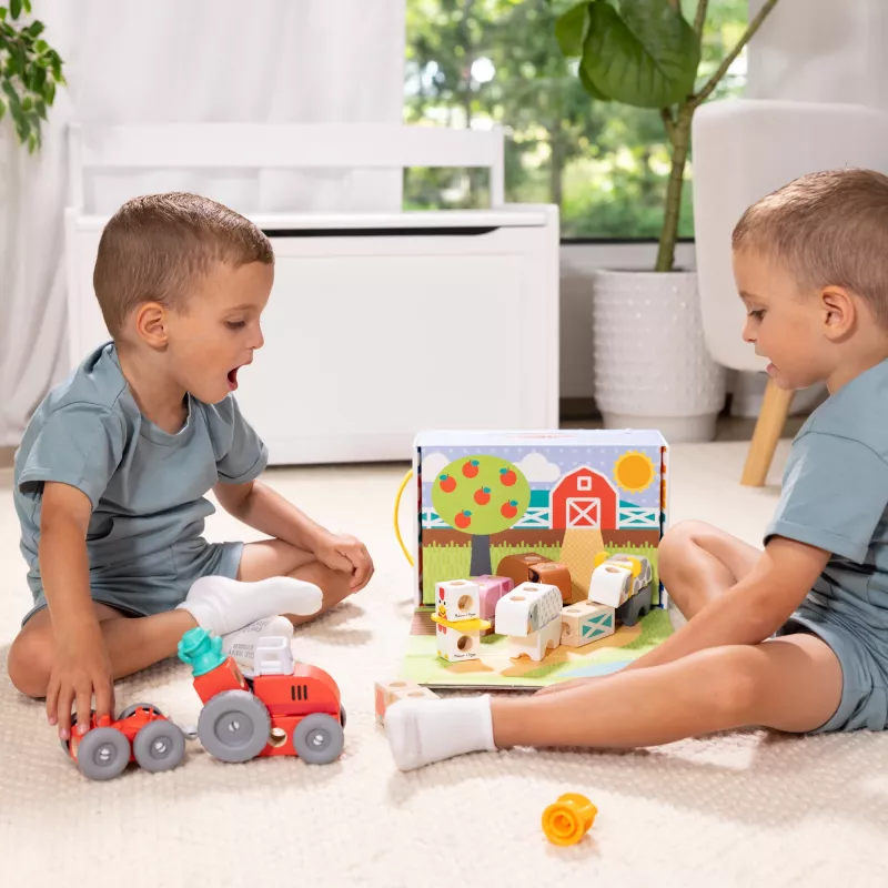 Melissa & Doug MDT BBN Blockables Farm GML, 2 έτος(-η), 56 τεμ., Πλαστικό, Ξύλο