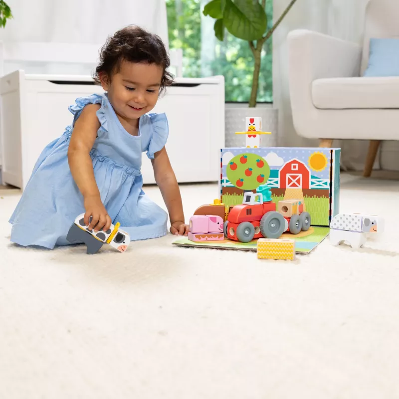Melissa & Doug MDT BBN Blockables Farm GML, 2 έτος(-η), 56 τεμ., Πλαστικό, Ξύλο