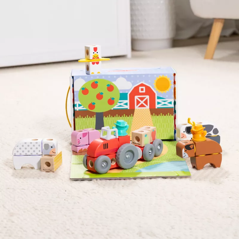 Melissa & Doug MDT BBN Blockables Farm GML, 2 έτος(-η), 56 τεμ., Πλαστικό, Ξύλο