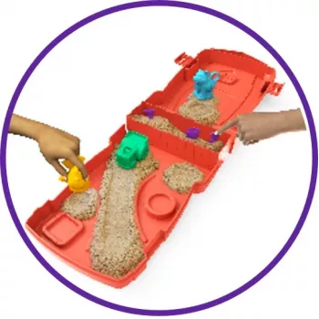 Spin Master Kinetic Sand - Sandy Farm Set, άμμος παιχνιδιού