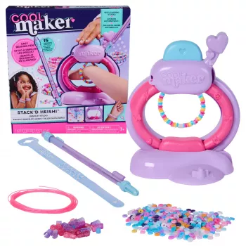 Σετ κατασκευής βραχιολιών Spin Master Cool Maker Stack'd Heishi Bracelet Studio — σετ χειροτεχνίας για κατασκευή βραχιολιών σε στυλ Heishi