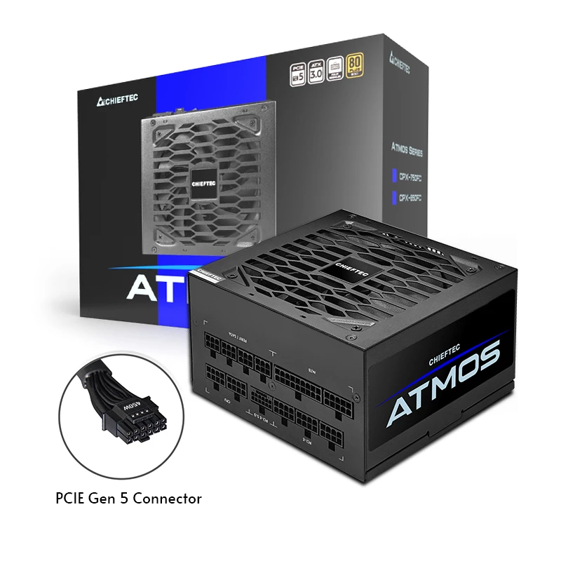 Chieftec Atmos τροφοδοτικό 850 W 20+4 ακίδων ATX ATX μαύρο