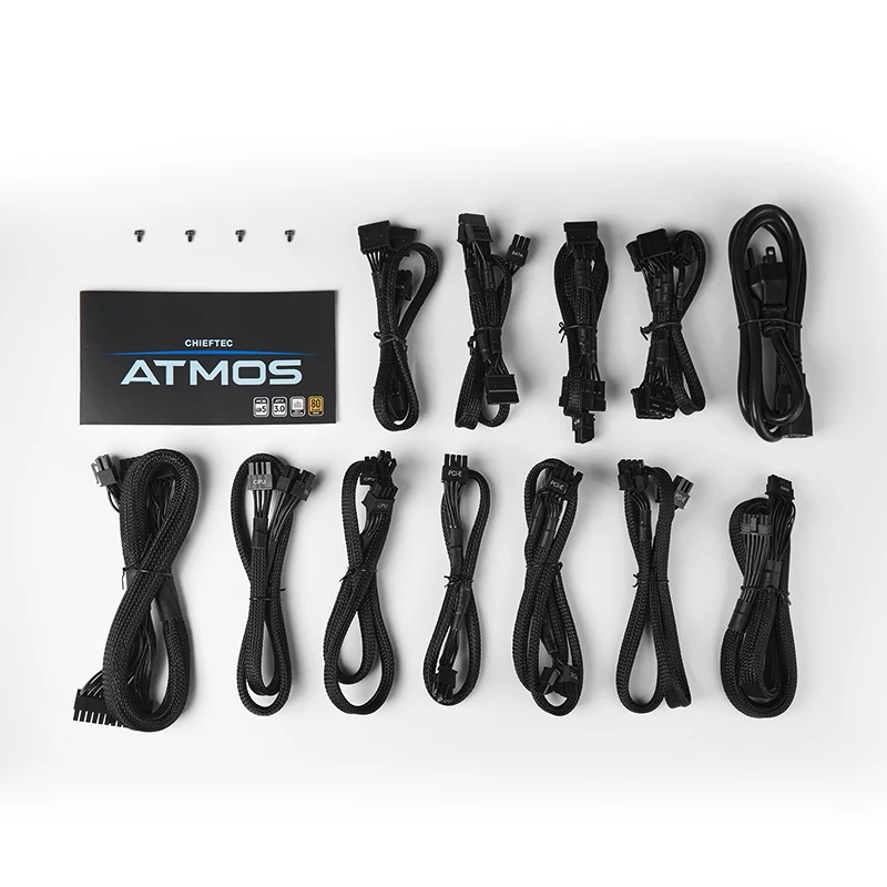 Chieftec Atmos τροφοδοτικό 850 W 20+4 ακίδων ATX ATX μαύρο
