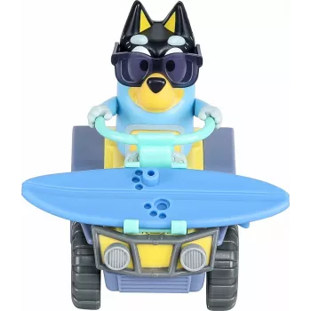 Moose Toys Bluey S9 σετ φιγούρας & οχήματος παραλιακό quad με Bandit