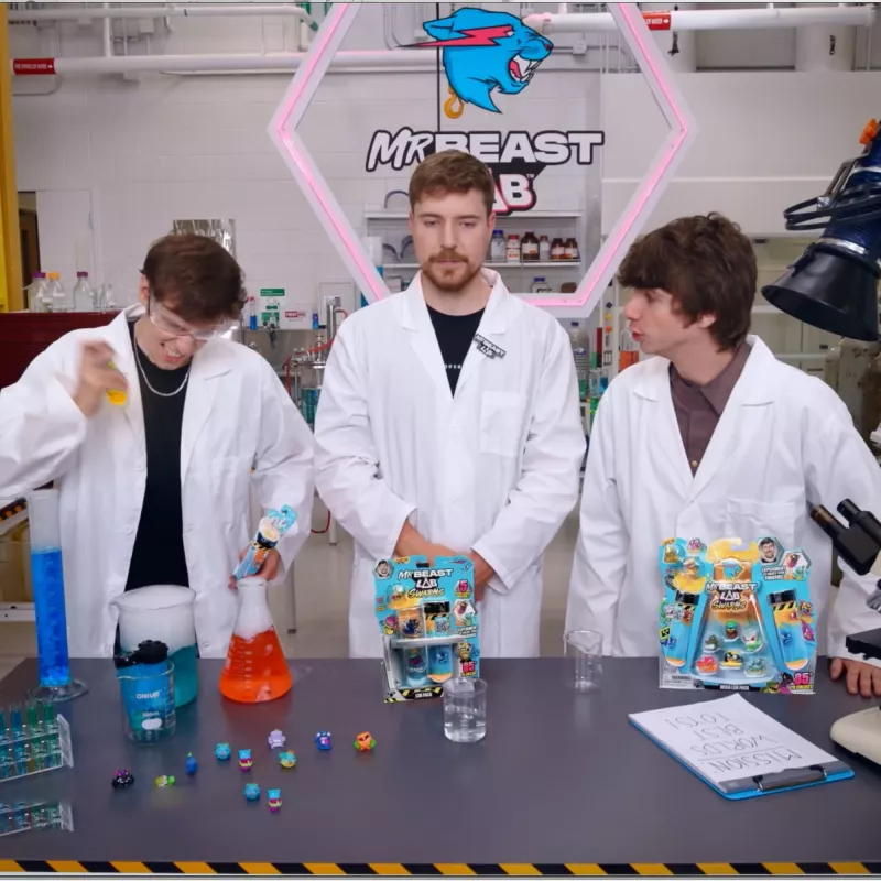 Moose Toys MrBeast Lab Swarms II Atomic 12άδα, 5 ετών, πολύχρωμο