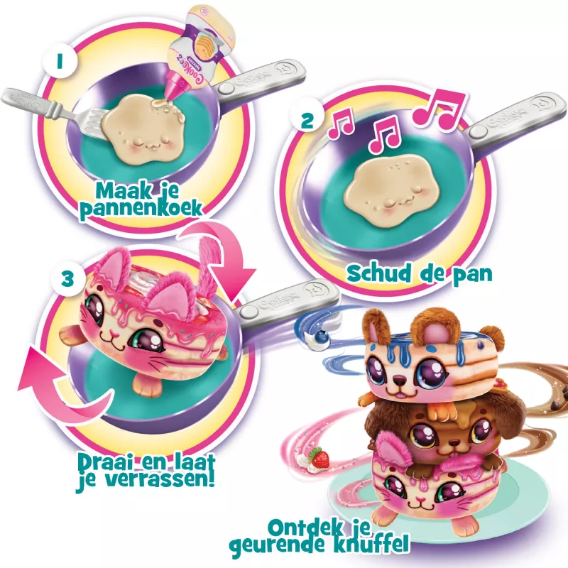 Moose Toys Cookeez Makery Pancake, παιχνίδι τροφίμων, 5 ετών