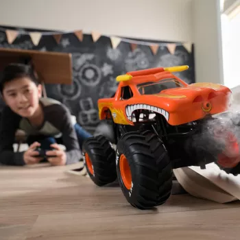 Monster Jam , El Toro Loco RC Monster Truck με εφέ καπνού Atomizer, κλίμακα 1:15, παιχνίδι για αγόρια και κορίτσια από 3 ετών
