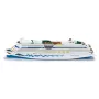 Μοντέλο επιβατηγού πλοίου Siku Cruiseliner Aida, προσυναρμολογημένο, κλίμακα 1:1400, 226×54×75 mm