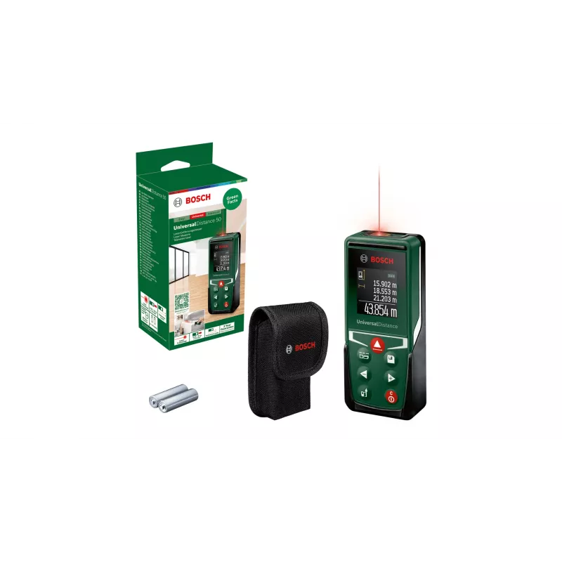Bosch UniversalDistance 50 αποστασιόμετρο λέιζερ μαύρο, πράσινο 50 m