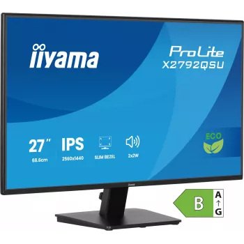 iiyama ProLite X2792QSU-B1 οθόνη υπολογιστή 68,6 cm (27 ίντσες) 2560 x 1440 pixel Quad HD LED μαύρο