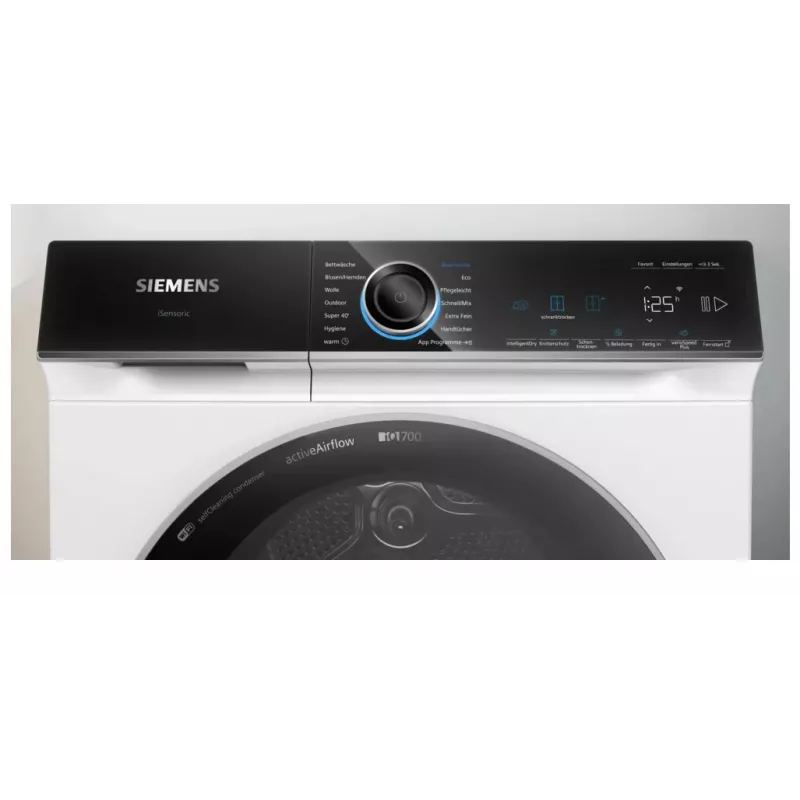 Siemens WR47B2C40 στεγνωτήριο ρούχων ελεύθερης τοποθέτησης μπροστινής φόρτωσης 9 kg λευκό