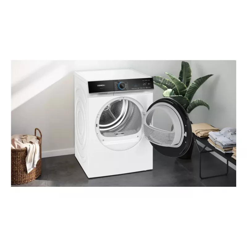 Siemens WR47B2C40 στεγνωτήριο ρούχων ελεύθερης τοποθέτησης μπροστινής φόρτωσης 9 kg λευκό
