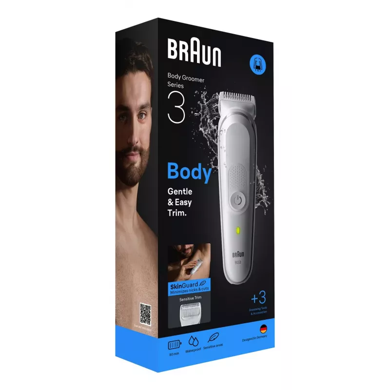 Braun Series 3 BG3530 περιποιητής σώματος/ξυριστική μηχανή γκρι