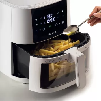 Ariete 4630/03 φριτέζα αέρα, 9 l, 1500 W, χωρητικότητα 3,5 kg, έως 200 °C, χειριστήρια αφής, λευκή