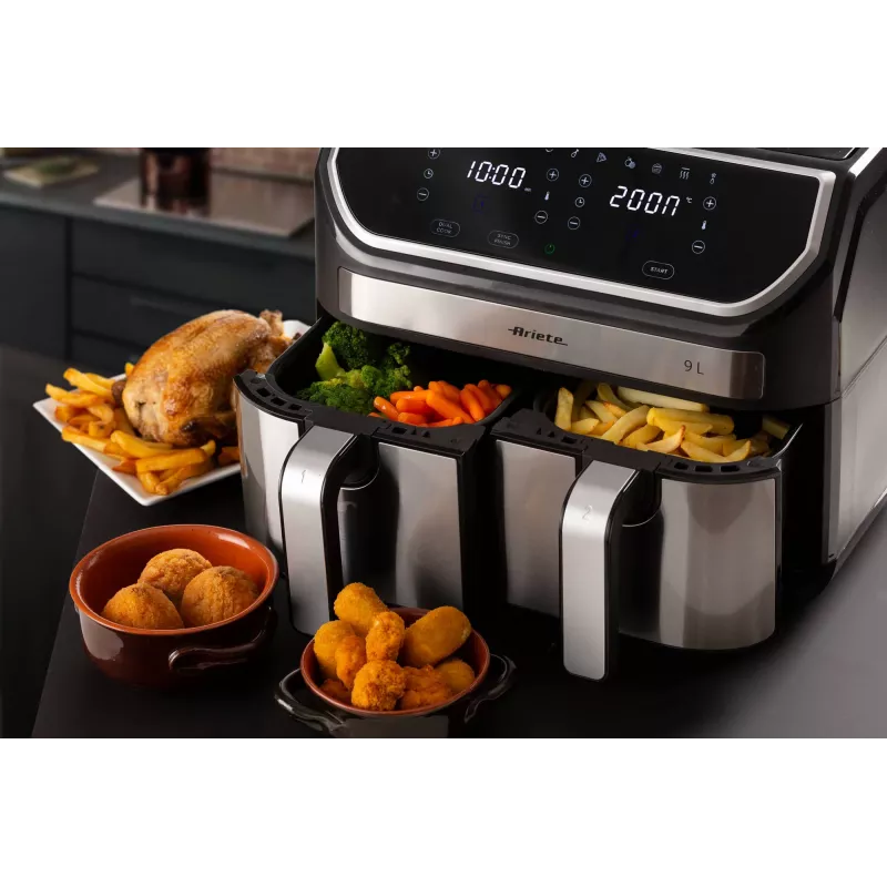 Φριτέζα αέρα Ariete 4625/00 9 L 2100 W μαύρο ασημί
