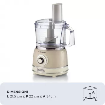 Ariete Vintage Line 1781/03 κουζινομηχανή 1000 W 2,1 L μπεζ