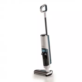 Ariete 2483 Aqua Force Wash & Vacuum, έξυπνη ηλεκτρική σκούπα, ασύρματο καθαριστικό δαπέδου, μπαταρία, σκουπίζει και σφουγγαρίζει, τρίχες κατοικίδιων, στεγνή και υγρή βρωμιά, χωρητικότητα 700 ml, αξεσουάρ περιλαμβάνονται