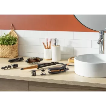 Rowenta Infinite Looks CF4231 Multistyler θερμό μαύρο, μπρούτζο 1,8 m