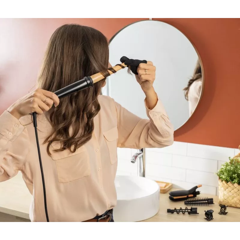 Rowenta Infinite Looks CF4231 Multistyler θερμό μαύρο, μπρούτζο 1,8 m
