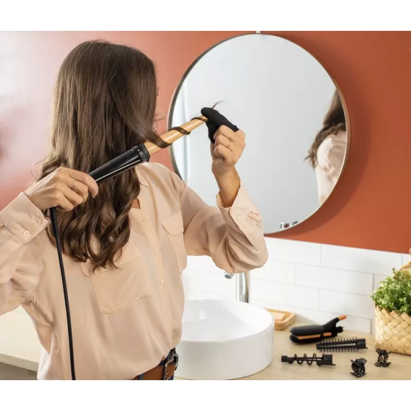 Rowenta Infinite Looks CF4231 Multistyler θερμό μαύρο, μπρούτζο 1,8 m