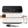 Cosori Dual Blaze Twinfry Chef Edition Double 10 L επιτραπέζια συσκευή 2800 W φριτέζα αέρα ροζ χρυσό, λευκό