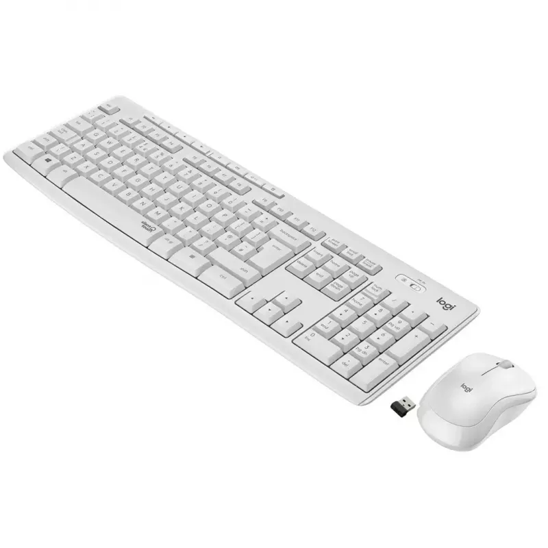 Logitech MK295 Silent Wireless Combo πληκτρολόγιο RF Wireless QWERTY US International λευκό