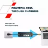 Canyon DS-13 CNS-TDS13 διανομέας USB-C 7 σε 1, HDMI 4K, 3x USB 3.0, USB-C PD 100W, συσκευή ανάγνωσης SD/microSD, διάφανο Space Grey