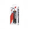 Canyon DS-13 CNS-TDS13 διανομέας USB-C 7 σε 1, HDMI 4K, 3x USB 3.0, USB-C PD 100W, συσκευή ανάγνωσης SD/microSD, διάφανο Space Grey