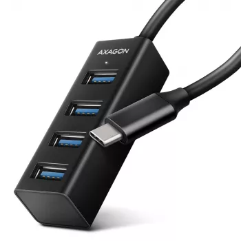 Μικροσκοπικό μεταλλικό USB-C 3.2 Gen 1 Hub AXAGON HUE-M1C