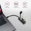Μικροσκοπικό μεταλλικό USB-C 3.2 Gen 1 Hub AXAGON HUE-M1C