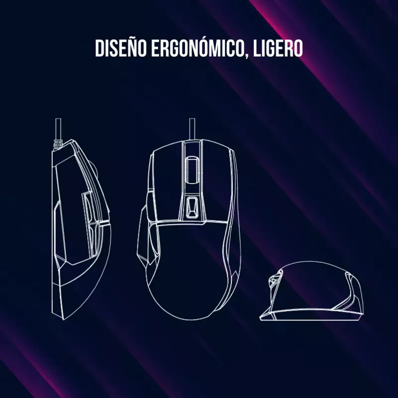 Ποντίκι Lorgar Jetter 357 Gaming οπτικό δεξιόχειρο