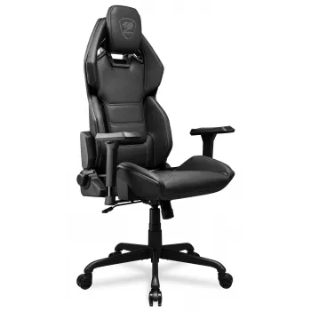 Καρέκλα παιχνιδιών COUGAR HOTROD CGR-ARX-BLB, δερματίνη, μπράτσα 3D, έως 136 kg, μαύρη