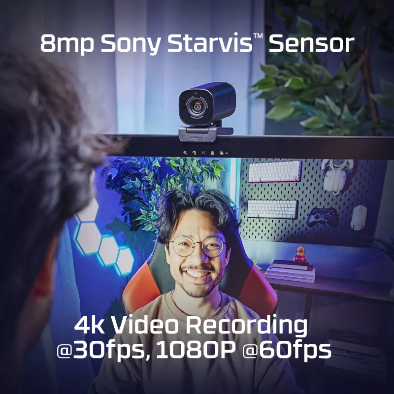 Διαδικτυακή κάμερα HyperX Vision S 75X30AA, περιστροφή/κλίση