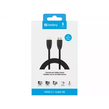 Καλώδιο HDMI 2.1 Sandberg 8K, 1m